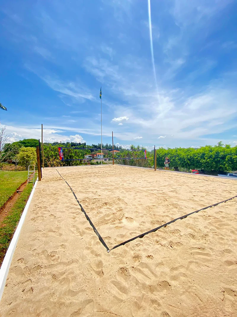 Início 1 construçao de quadras de areia em brasilia